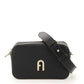 Furla Logo-Plaque Zipped Mini Crossbody Bag