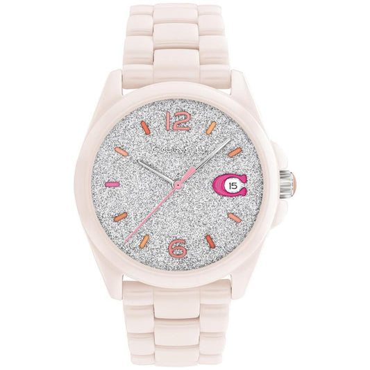 Women's Greyson Soft Pink Ceramic Bracelet Watch 36mm