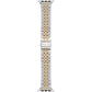Two-Tone Stainless Steel Band for Apple Watch, Compatible with 42mm, 44mm and 45mm