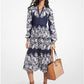 Palm Eyelet Cotton Caftan