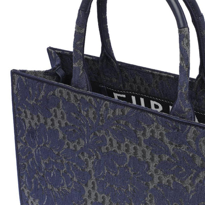 Furla Floral Jacquard Top Handle Bag