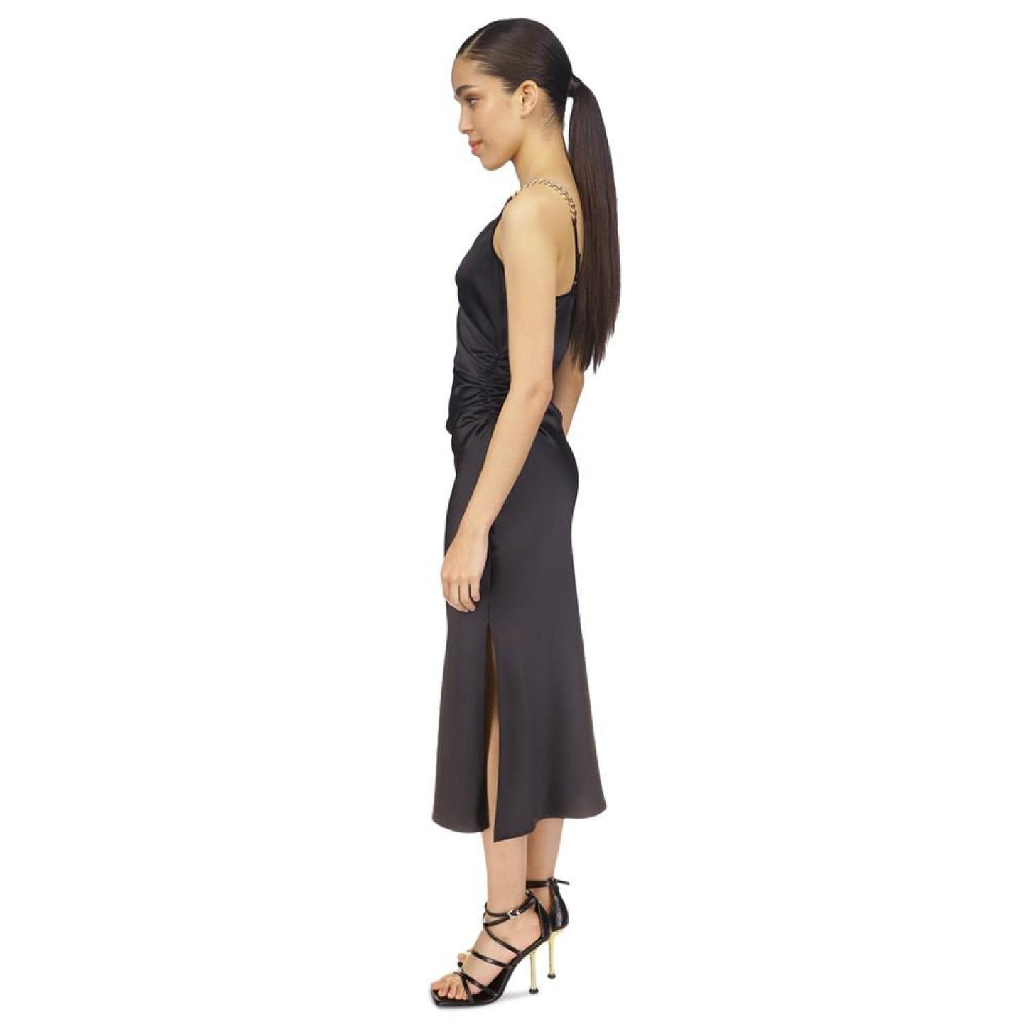 Women's Solid Chain Slip Dress