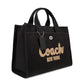 Coach Logo Flocked Tote Bag