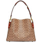 Signature Coated Canvas Willow Shoulder Bag with Convertible Straps