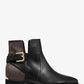 Salem Leather and Logo Ankle Boot