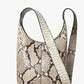 Dede Mini Python Embossed Leather Hobo Bag