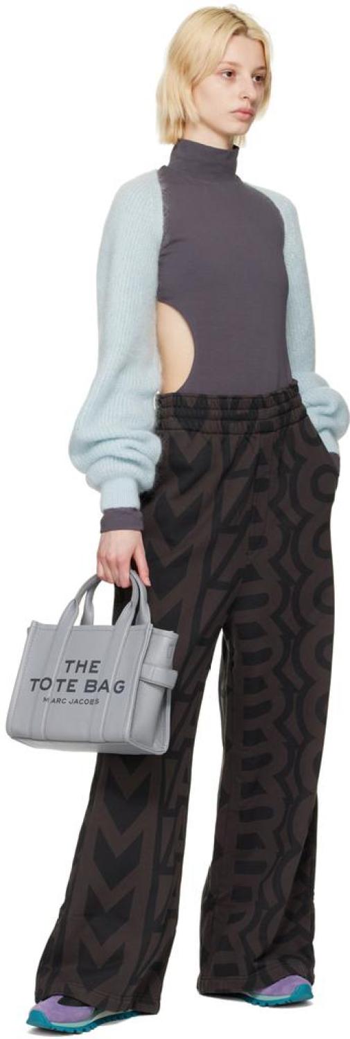 Gray 'The Leather Small' Tote