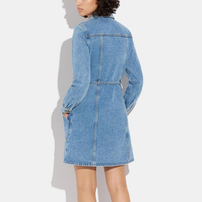 Coach Outlet Denim Dress