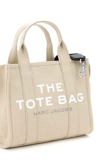Marc Jacobs Logo Printed Zip-Up Small Tote Bag
