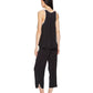 Black Cropped PJ Set