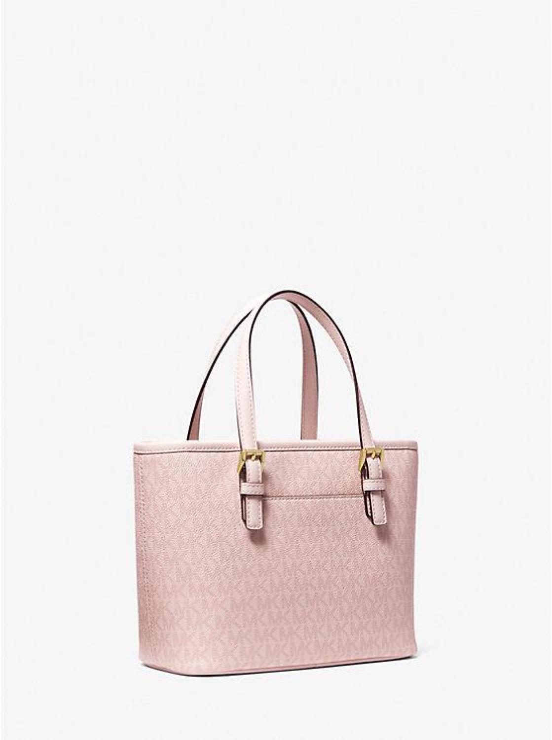 Jet Set Travel Extra-Small Logo Top-Zip Tote Bag