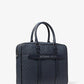 Hudson Logo and Leather Briefcase