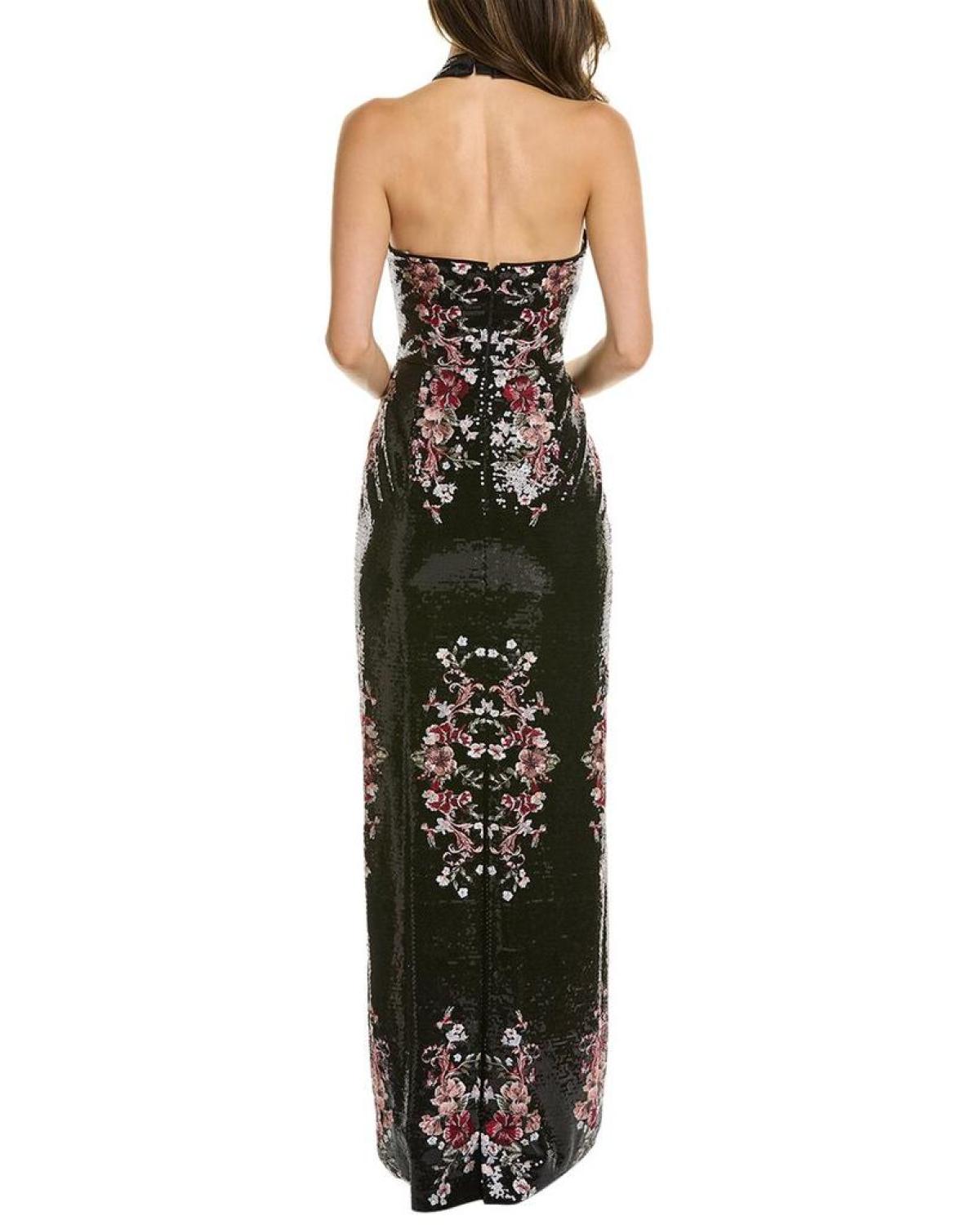 Marchesa Notte Sequin Gown