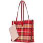 Bleecker Museum Plaid Printed Medium Tote