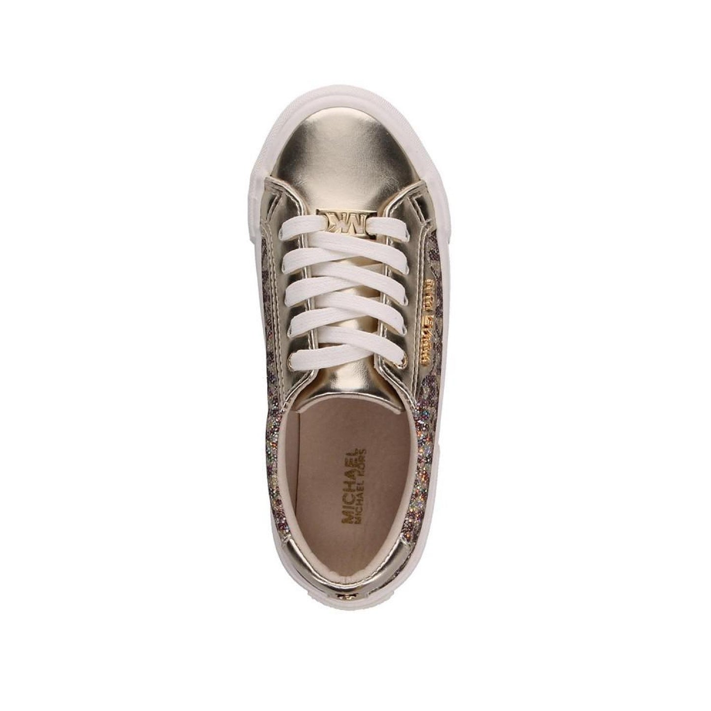 Little Girls Izetta Regent Logo Print Lace-Up Sneakers