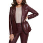 Women's Emelie Faux-Leather Blazer