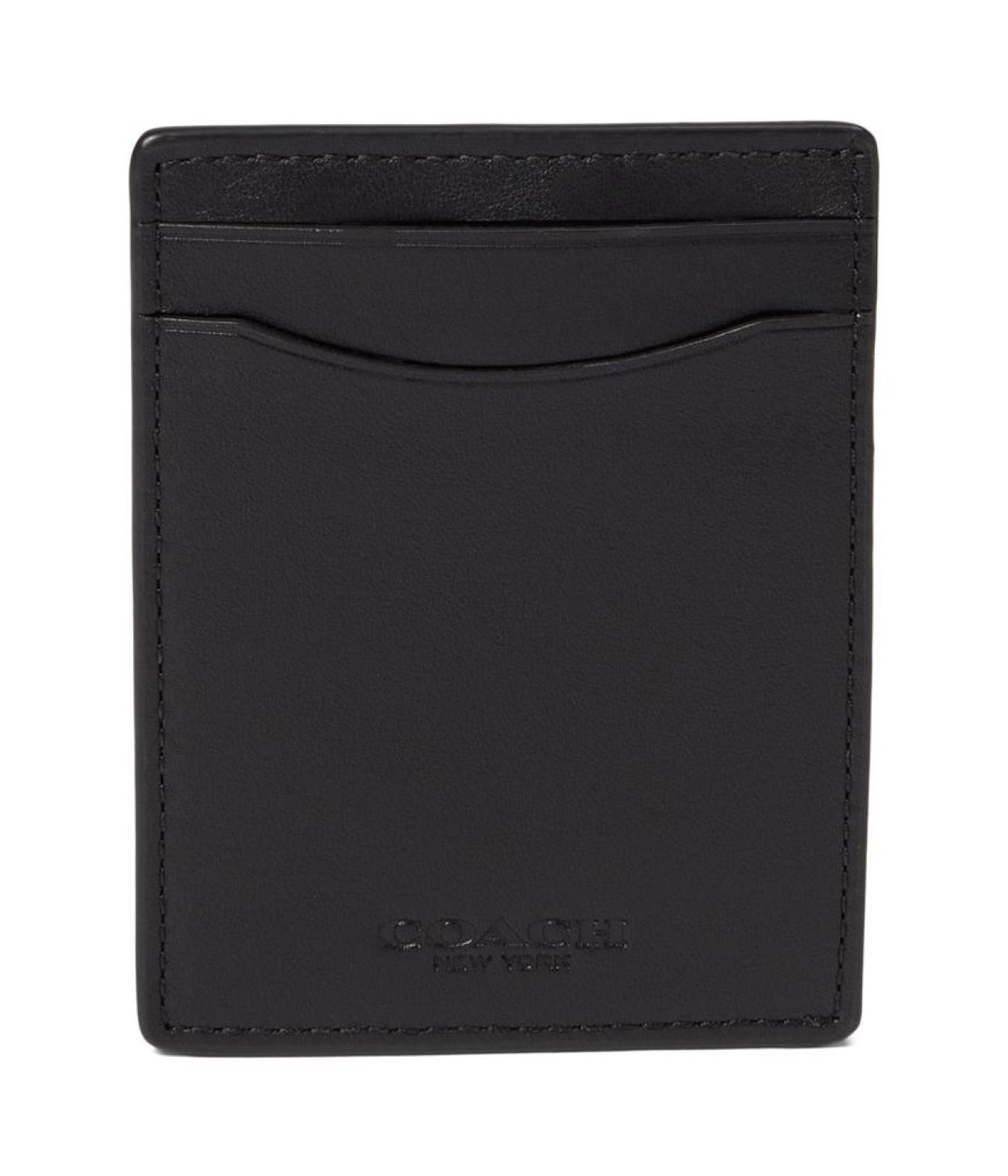 Money Clip Card Case in Sport Calf