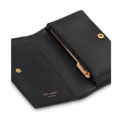 Katy Textured Leather Small Bifold Snap Wallet