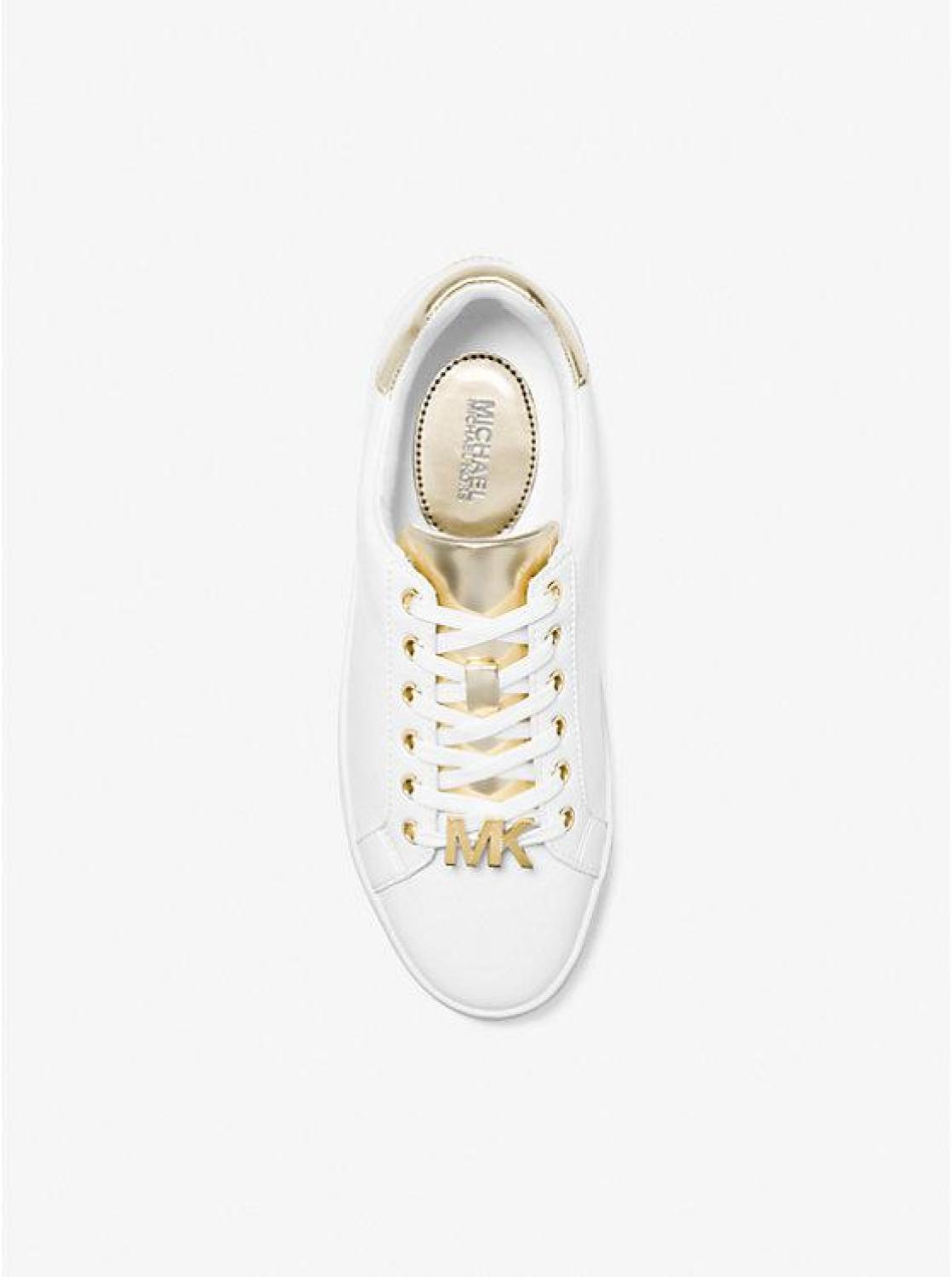 Poppy Two-Tone Faux Leather Sneaker