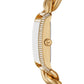 Women's Emery Three-Hand Gold-Tone Stainless Steel Bracelet Watch 40mm