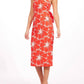 Vendome Dress In Scarlet Bloom