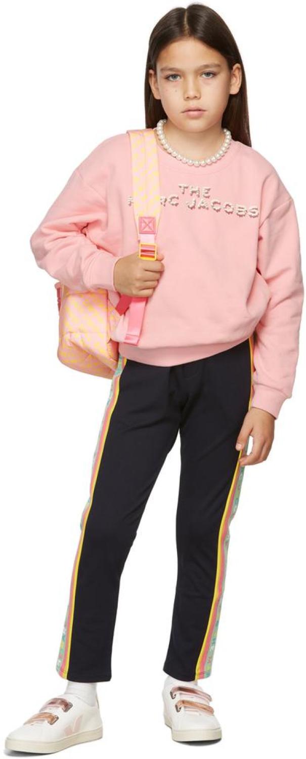 Kids Pink Logo Sweatshirt