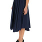 Michael Michael Kors Asymmetric Draped Midi Skirt