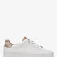Poppy Faux Leather and Logo Sneaker