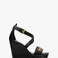 Carmen Faux Leather Wedge Sandal