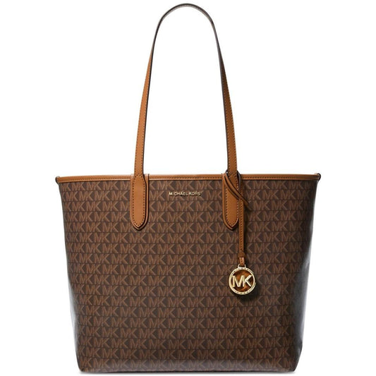 Logo Eli Large East West Open Snap Tote