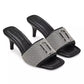 65MM Rhinestone-Embellished Leather Mules