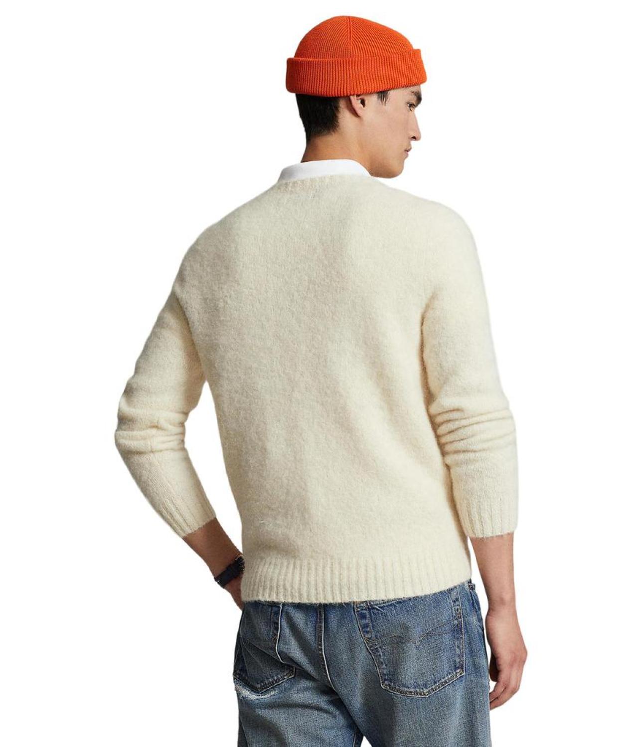 Textured Crew Neck Sweater