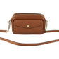 Michael Kors Signature Logo Jet Set Chain Pocket Crossody Bag