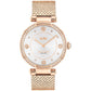 Women's Cary Rose Gold-tone Mesh Bracelet Watch