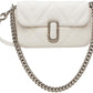 White 'The Mini Quilted J Shoulder Bag' Bag