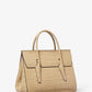Campbell Medium Crocodile Embossed Leather Satchel