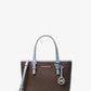 Jet Set Travel Extra-Small Logo Top-Zip Tote Bag