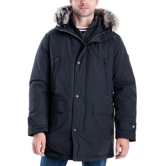 Michael Kors Men's Hooded Bib Snorkel Parka, Created for Macy's