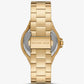 Lennox Pavé Logo Gold-Tone Watch and Bracelet Set