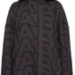 Black & Gray 'The Monogram' Hoodie