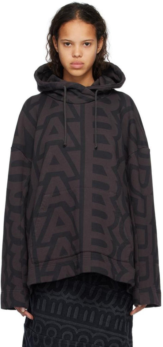 Black & Gray 'The Monogram' Hoodie