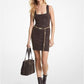 Studded Stretch Knit Tank Dress