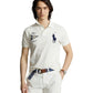 Custom Slim Fit Big Pony Mesh Polo Shirt