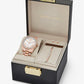 Lexington Pavé Rose Gold-Tone Watch and Jewelry Gift Set