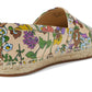 Collins Printed Leather Espadrille