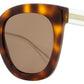 Gucci Women's  Sunglasses GG0564S 002 Havana/Clear/Gold 51mm