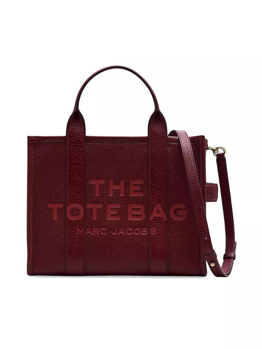 Small Leather Traveler Tote Bag