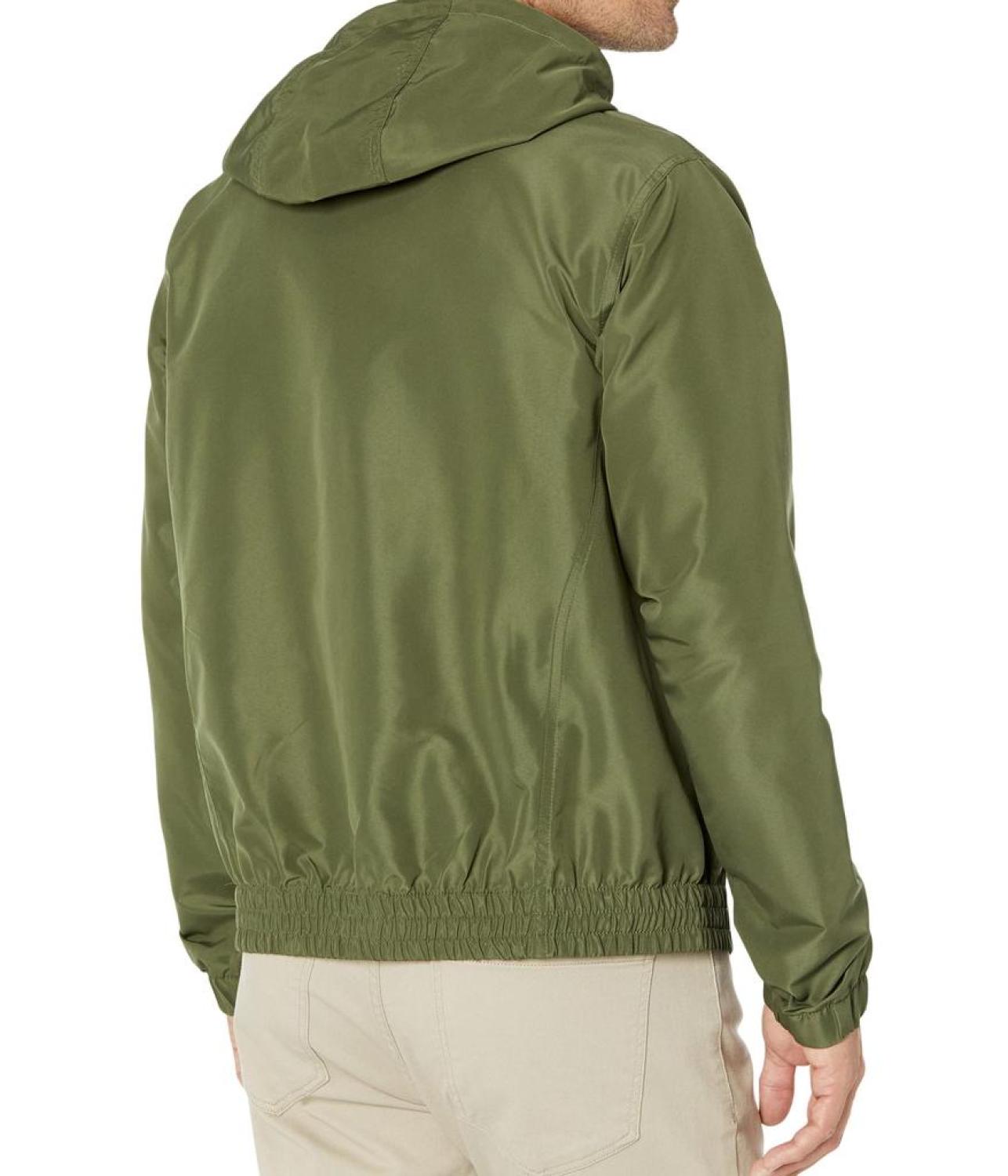 Packable Water-Repellent Hooded Jacket