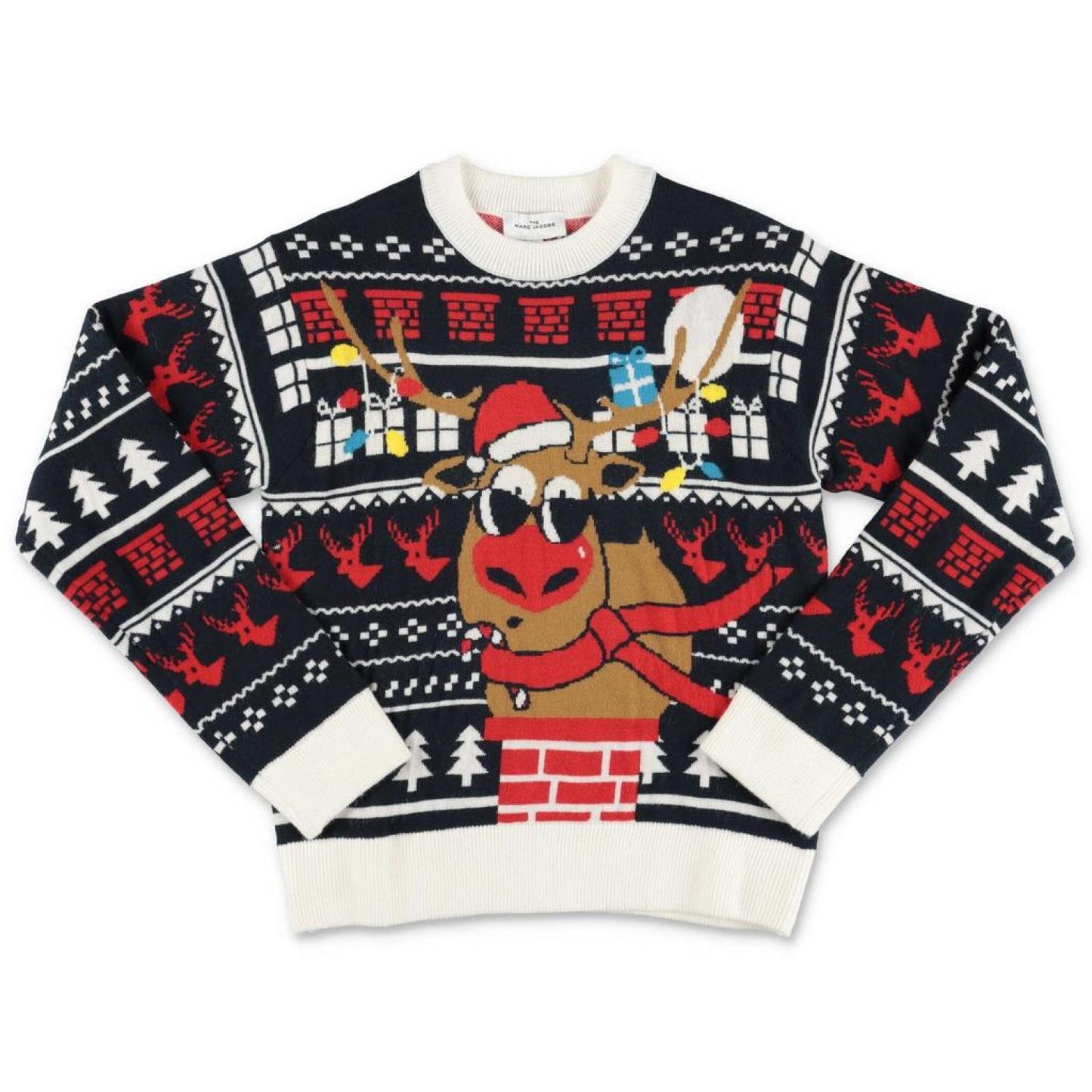 The Marc Jacobs Kids Xmas Crewneck Long-Sleeved Jumper