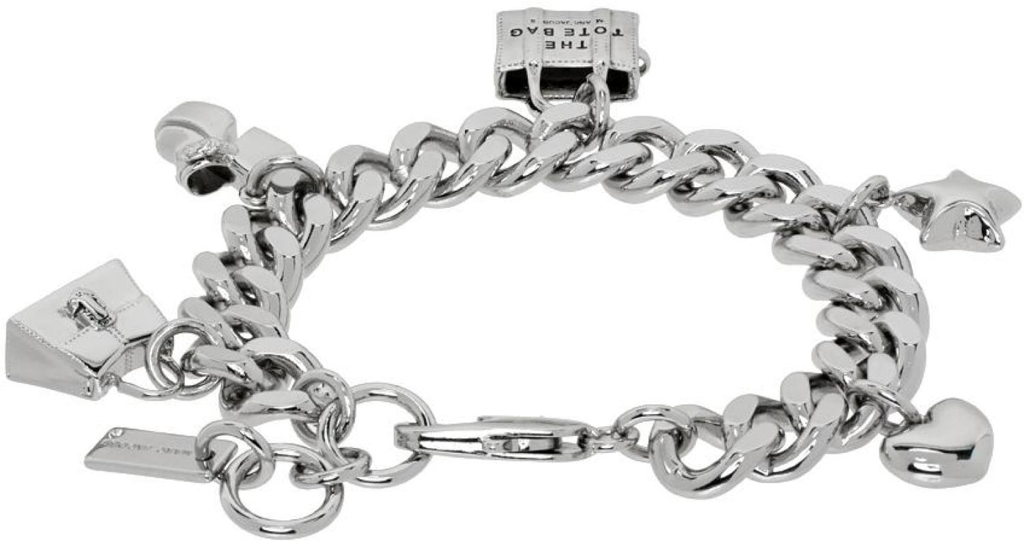 Silver 'The Mini Icon Charm' Bracelet